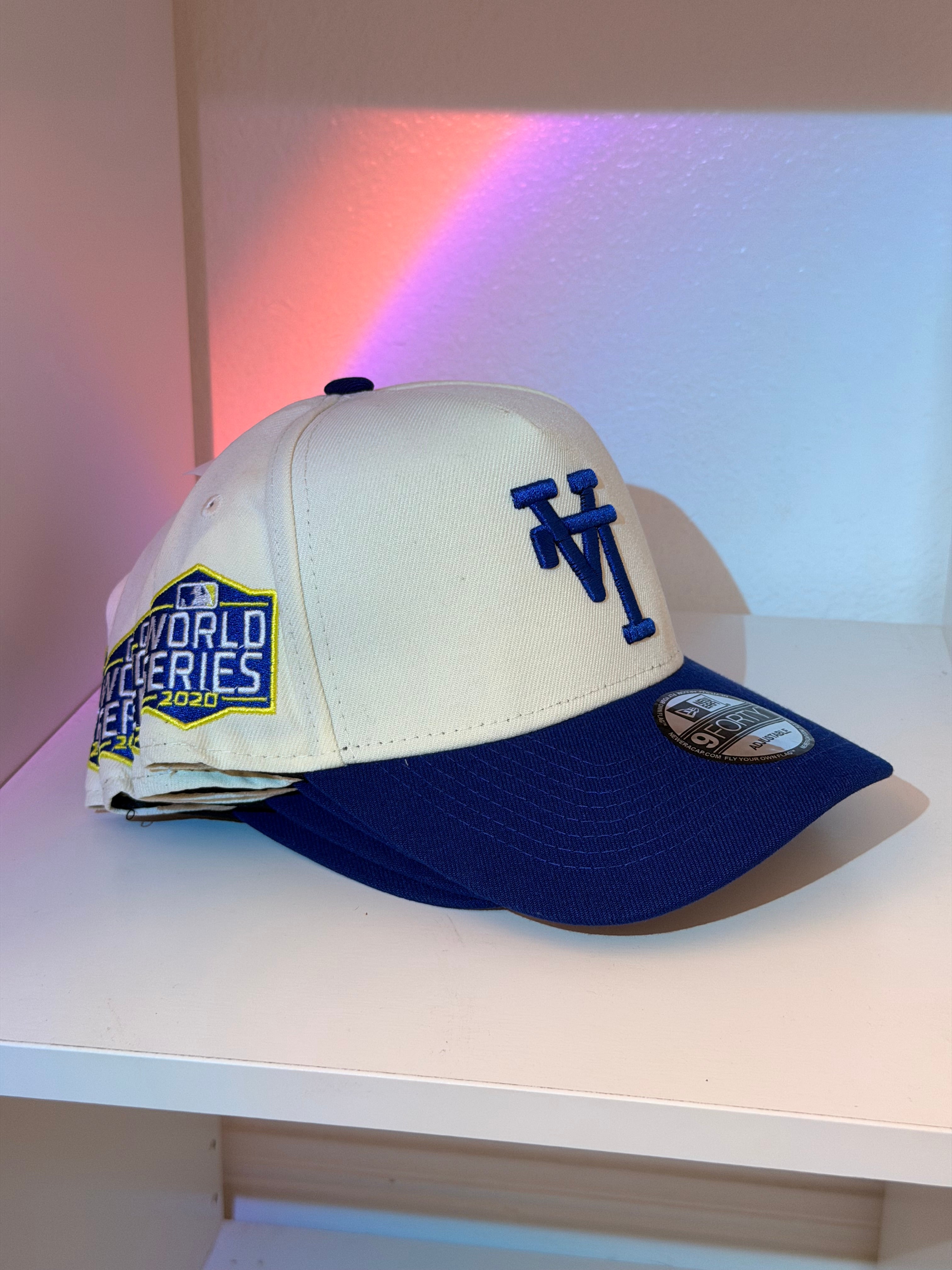 NEW ERA LA. WHITE-BLUE