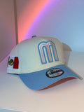 NEW ERA MEXICO. WHITE-BLUE