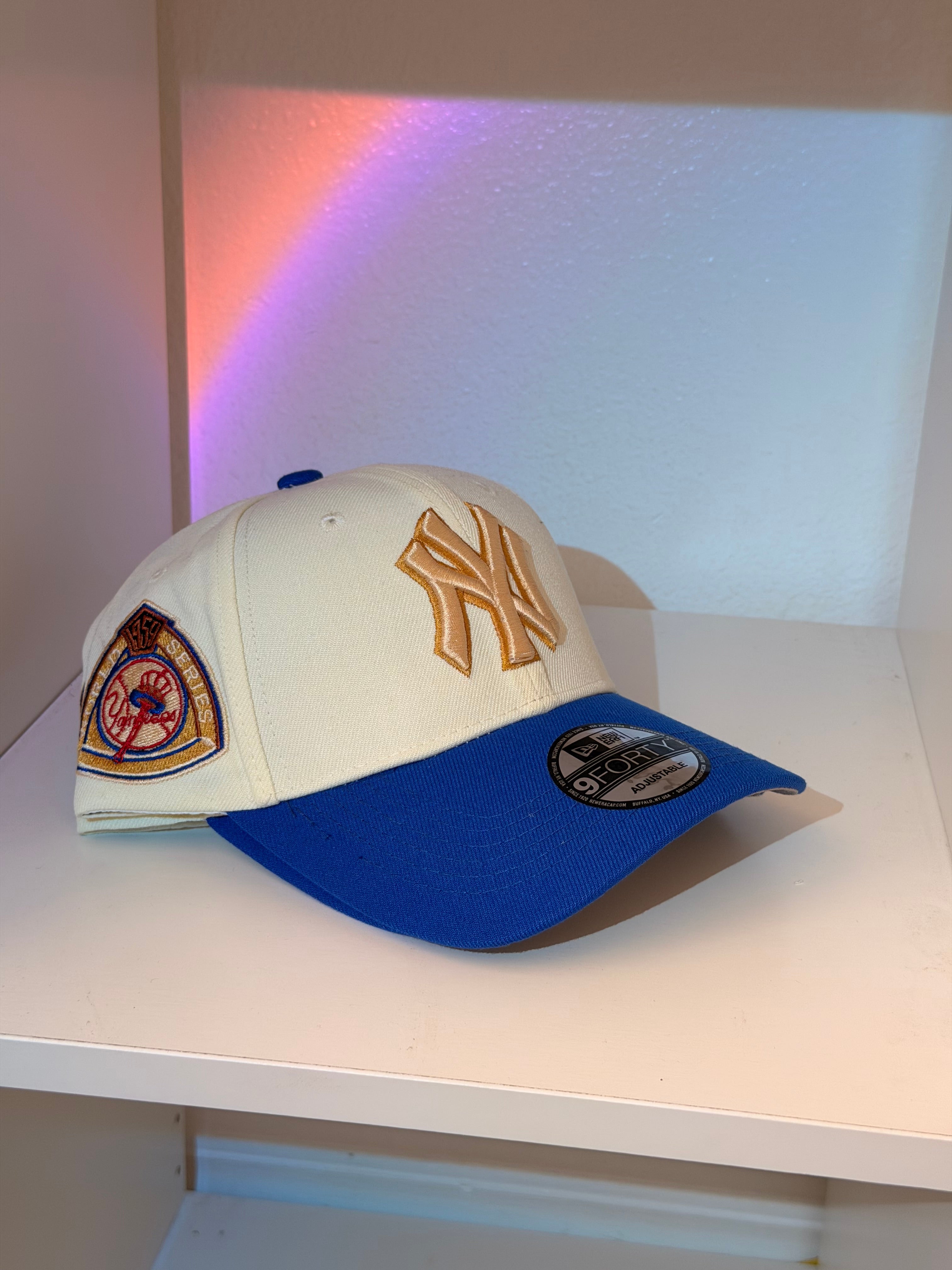 NEW ERA NY. WHITE-BLUE